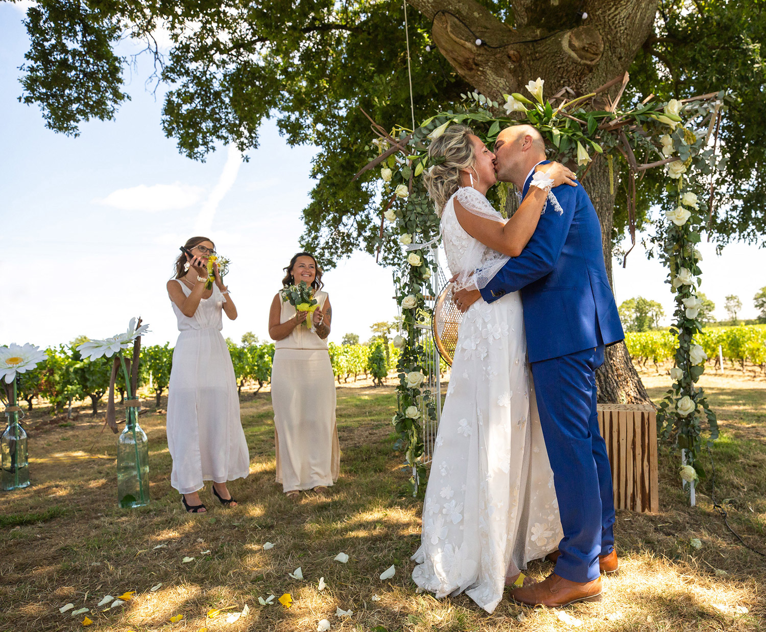 mariage baiser carole doussin photographe